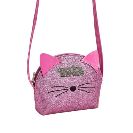 Glitter Kitty Purse - Pink